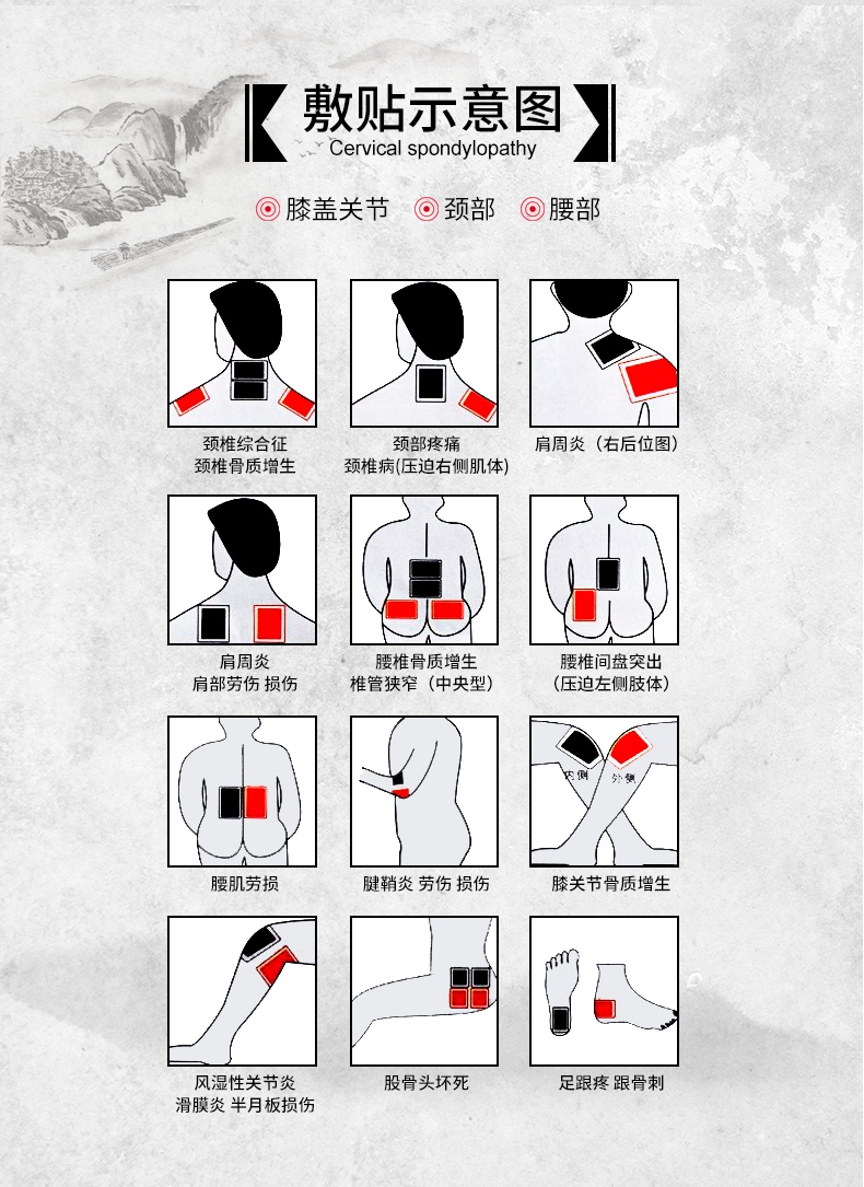 2、法律教程正確粘貼黑膏藥